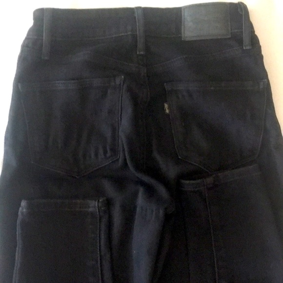 LEVI’S 721 High Rise Skinny stretchy Black Denim Jeans - Picture 3 of 11